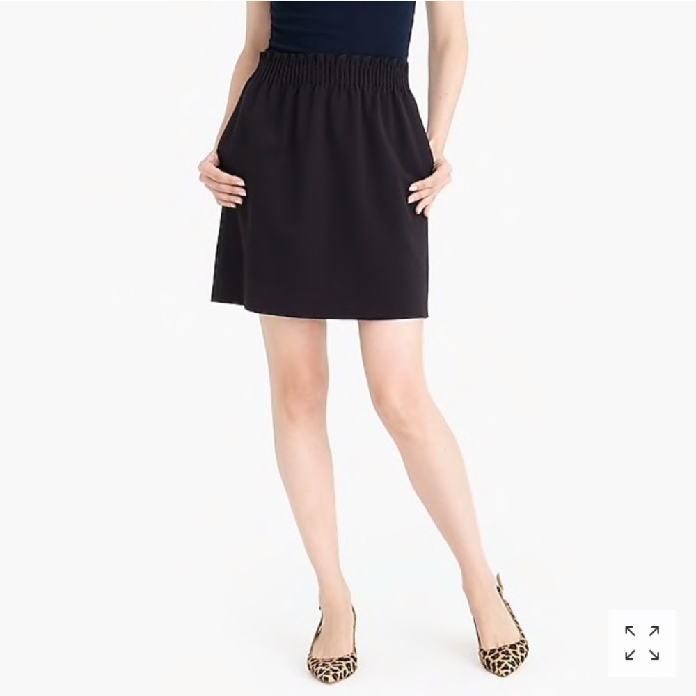 Black J Crew sidewalk skirt